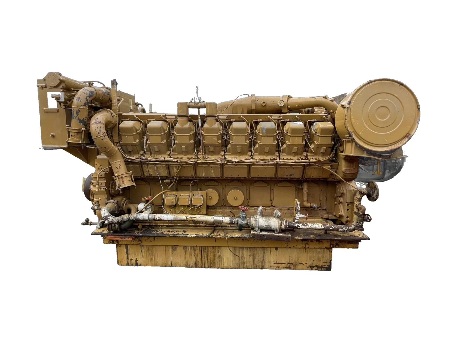 High Hour Caterpillar 3516 DITA 990HP Diesel Marine Engine