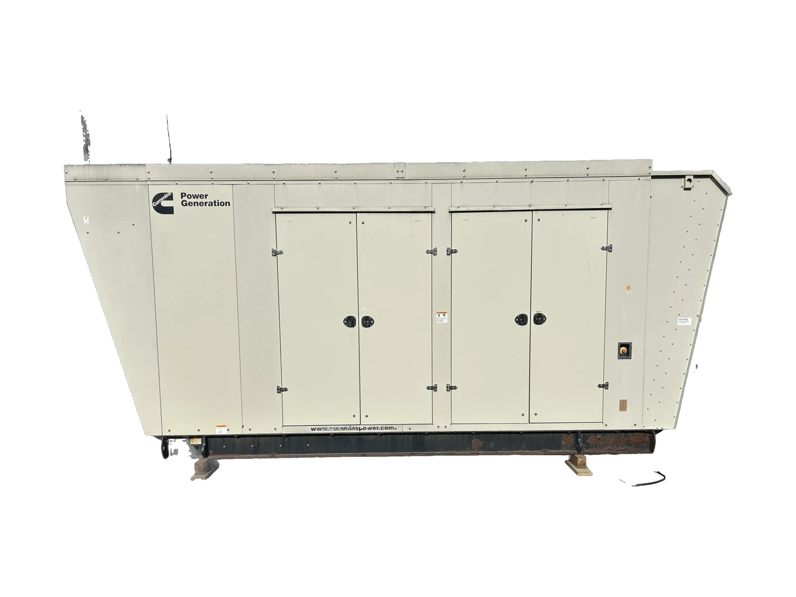 Low Hour Cummins QST30-G5 NR2 1000KW Tier 2 Diesel Generator Set