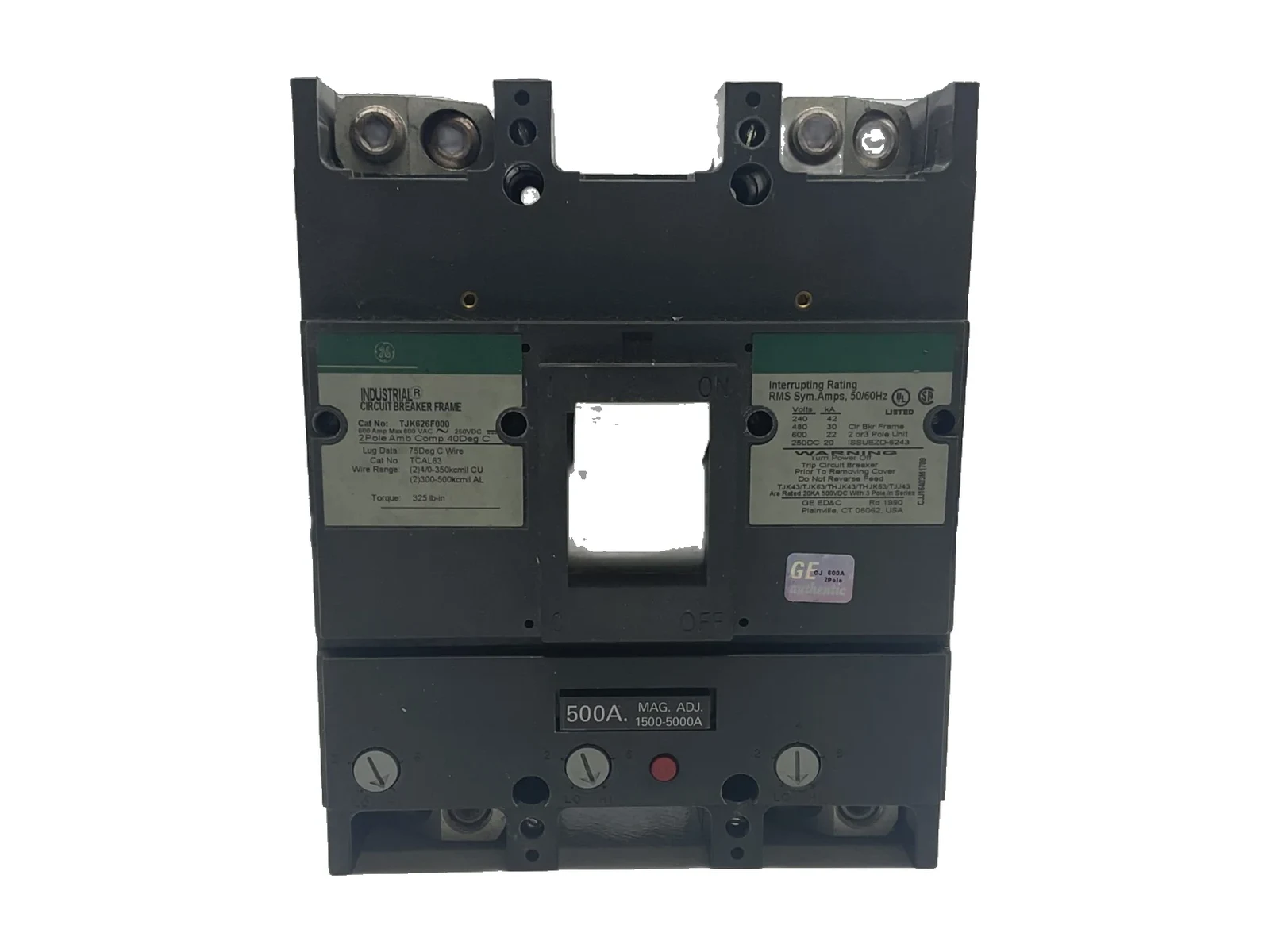 New General Electric TJK626f000 Breaker
