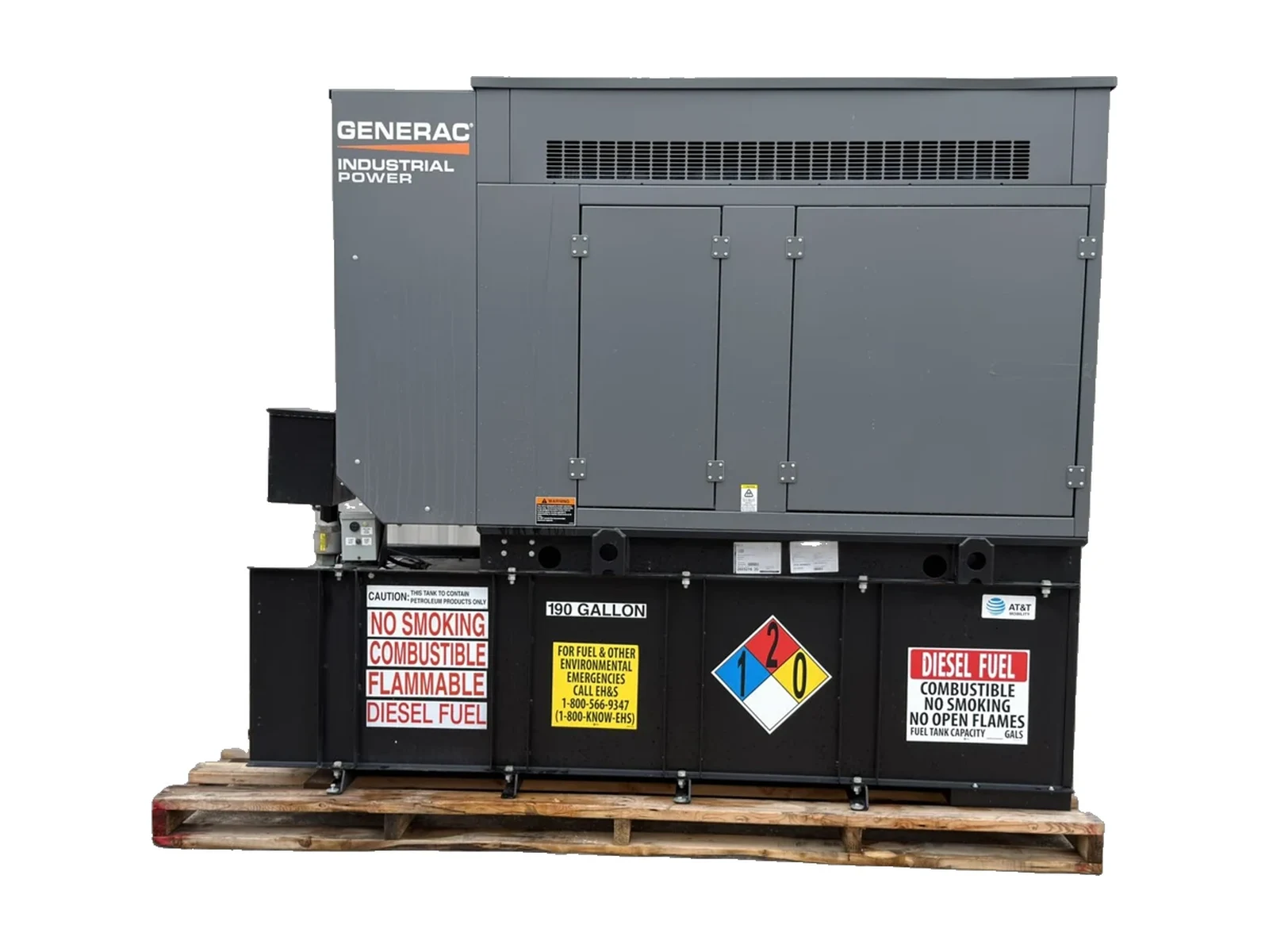 New Surplus Perkins 404D-22TA 30KW Tier 3 Diesel Generator Set