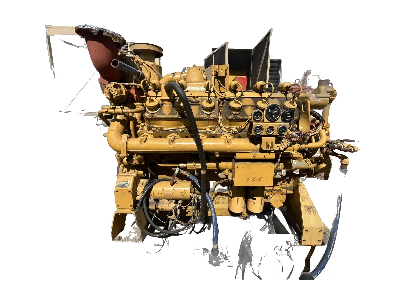Good Used Caterpillar G3412 675HP Natural Gas Power Unit