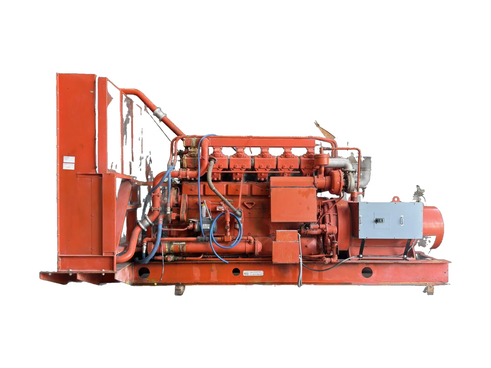 Used Waukesha F2895GSIU 510KW Natural Gas Generator Set